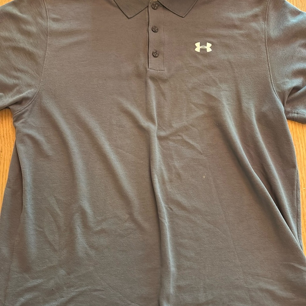 Under Armour Men's Gray Polo Shirt